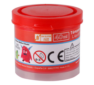 MP τέμπερα ζωγραφικής PP610-04, 40ml, κόκκινη MP τέμπερα ζωγραφικής PP610-04, 40ml, κόκκινη