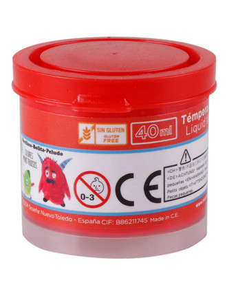 MP τέμπερα ζωγραφικής PP610-04, 40ml, κόκκινη MP τέμπερα ζωγραφικής PP610-04, 40ml, κόκκινη