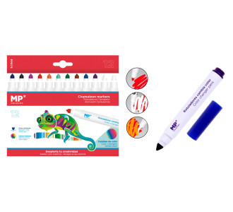 MP σετ χρωματιστών μαρκαδόρων σειράς Cameleon PP875, 12τμχ
