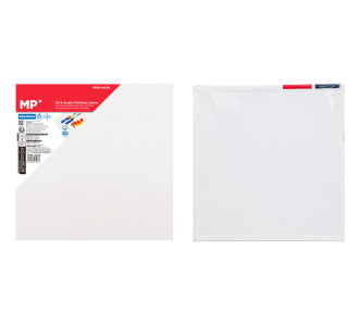 MP καμβάς καρτολίνο ζωγραφικής PP95-4040, 40x40cm, 280gr/m², λευκός