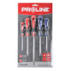 PROLINE σετ κατσαβίδια 10208, 3x ίσια & 2x σταυρωτά, μαγνητικά, 5τμχ PROLINE σετ κατσαβίδια 10208, 3x ίσια & 2x σταυρωτά, μαγνητικά, 5τμχ