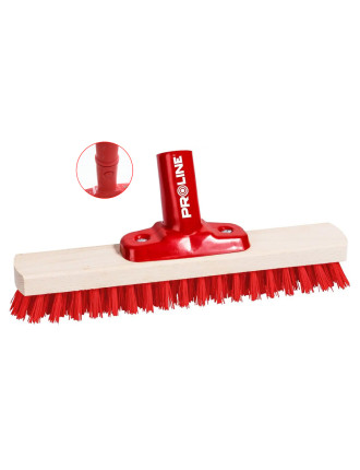 PROLINE ξύλινη σκούπα 14306 με συνθετική τρίχα 3cm, click system, 30cm PROLINE ξύλινη σκούπα 14306 με συνθετική τρίχα 3cm, click system, 30cm