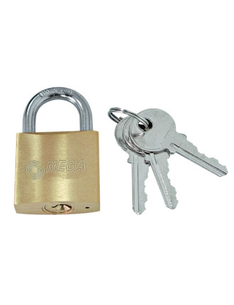 MEGA λουκέτο ασφαλείας 24263, 3x κλειδιά, μεταλλικό, 63mm MEGA λουκέτο ασφαλείας 24263, 3x κλειδιά, μεταλλικό, 63mm