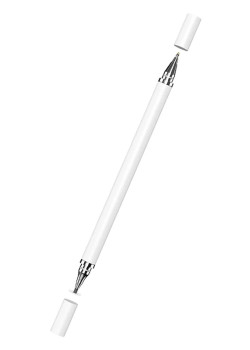 Στυλό αφής & ballpoint με μαύρο μελάνι PR41A, λευκό