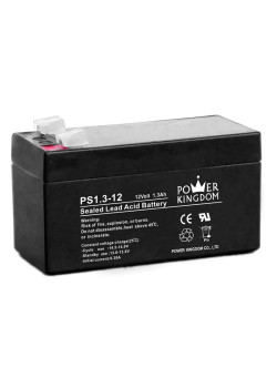 POWER KINGDOM μπαταρία μολύβδου PS1.3-12, 12Volt 1.3Ah