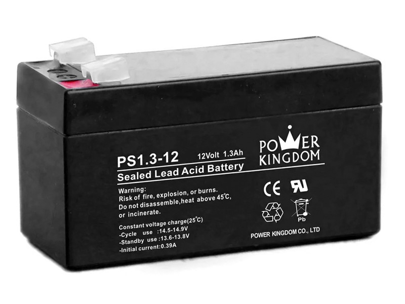 POWER KINGDOM μπαταρία μολύβδου PS1.3-12, 12Volt 1.3Ah