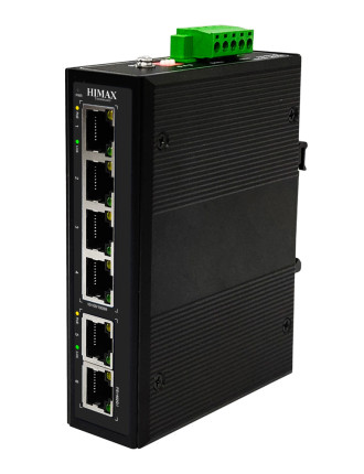 HIMAX industrial PoE switch PS1402G-I, 4x GE PoE & 2x GE θύρες, έως 1000Mbps