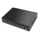 HIMAX PoE switch PS1802E-L, 8x Ethernet PoE & 2x Ethernet θύρες, έως 100Mbps