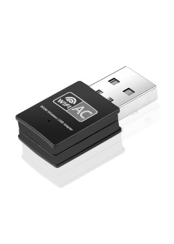 POWERTECH ασύρματος USB αντάπτορας δικτύου PT-1041, 600Mbps, 2.4/5GHz