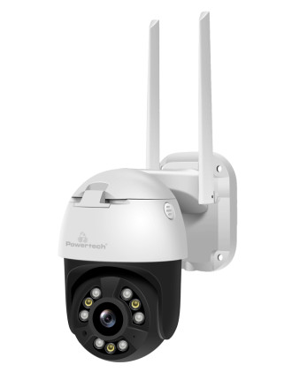 POWERTECH smart κάμερα PT-1086, 4MP, 4x digital zoom, Wi-Fi, PTZ, IP65