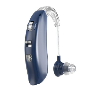 POWERTECH ακουστικό βαρηκοΐας PT-1096, επαναφορτιζόμενο, Bluetooth, μπλε