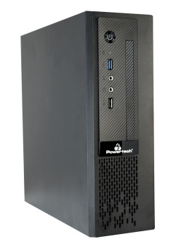 POWERTECH PC Case PT-1098 με 250W PSU, Mini-ITX, 280x93x290mm, μαύρο
