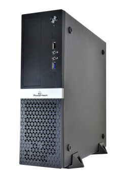 POWERTECH PC Case PT-1099 με 250W PSU, Micro-ATX, 356x102x338mm, μαύρο