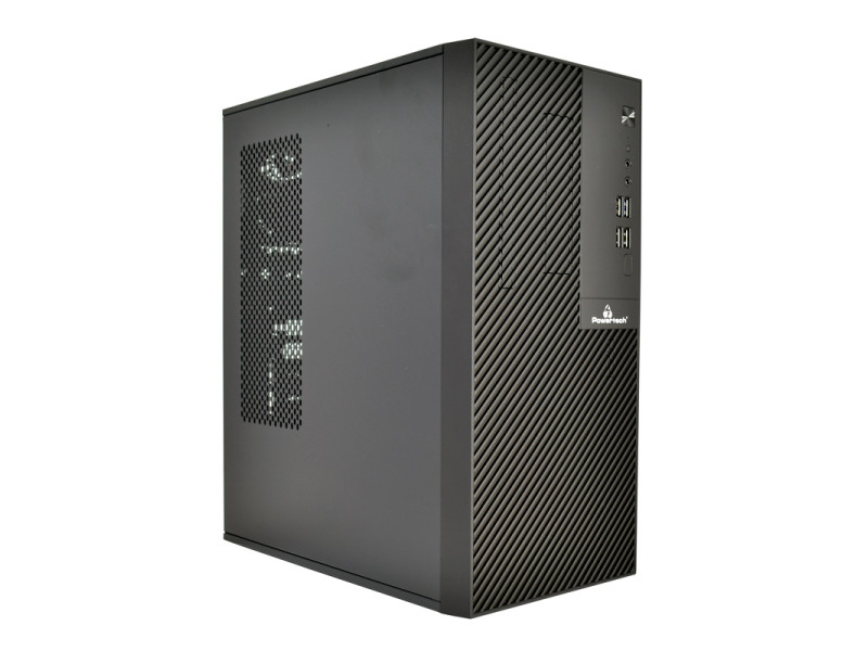 POWERTECH PC Case PT-1101 με 550W PSU, Micro-ATX, 265x168x353mm, μαύρο