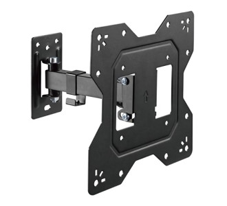 POWERTECH επιτοίχια βάση τηλεόρασης PT-1128, 23-43", έως 30kg, full motion