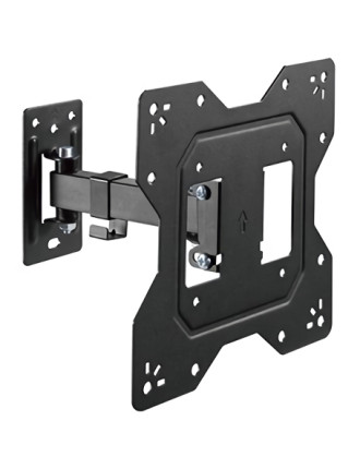 POWERTECH επιτοίχια βάση τηλεόρασης PT-1128, 23-43", έως 30kg, full motion