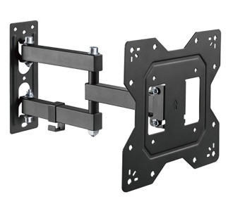 POWERTECH επιτοίχια βάση τηλεόρασης PT-1129, 23-43", έως 30kg, full motion