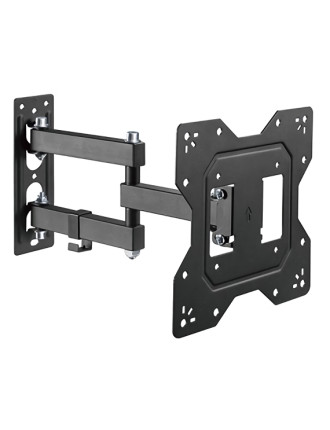 POWERTECH επιτοίχια βάση τηλεόρασης PT-1129, 23-43", έως 30kg, full motion