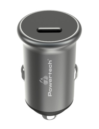 POWERTECH φορτιστής αυτοκινήτου PT-1147, USB-C, 30W PD, γκρι POWERTECH φορτιστής αυτοκινήτου PT-1147, USB-C, 30W PD, γκρι