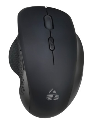 POWERTECH ασύρματο ποντίκι PT-1165, 2.4GHz & Bluetooth, 1600DPI, μαύρο