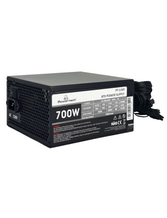 POWERTECH τροφοδοτικό για PC PT-1169, 700W, ATX, 140mm Fan