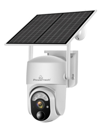 POWERTECH smart ηλιακή κάμερα PT-1176, 4MP, 4G, SD, PTZ, IP65