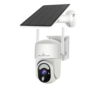 POWERTECH smart ηλιακή κάμερα PT-1177, 4MP, WiFi, SD, PTZ, IP65