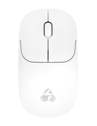 POWERTECH ασύρματο ποντίκι PT-1184, USB δέκτης, 1000DPI, λευκό