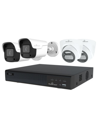 POWERTECH NVR καταγραφικό με 4 κάμερες PT-1233, 4K, 4MP, 9 κανάλια POWERTECH NVR καταγραφικό με 4 κάμερες PT-1233, 4K, 4MP, 9 κανάλια