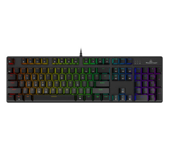 POWERTECH gaming μηχανικό πληκτρολόγιο PT-1254, ενσύρματο, RGB, μαύρο