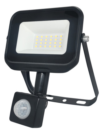 POWERTECH LED προβολέας PT-1261, με αισθητήρα κίνησης, 20W, 4000K, IP65