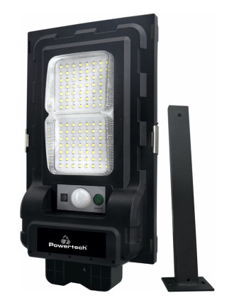 POWERTECH LED ηλιακός προβολέας PT-1269 με αισθητήρα κίνησης, 50W, 3500mA, IP65