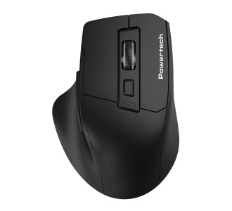 POWERTECH ασύρματο ποντίκι PT-1272, USB δέκτης, 1600DPI, μαύρο