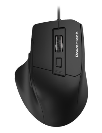 POWERTECH ενσύρματο ποντίκι PT-1273, οπτικό, 3600DPI, μαύρο POWERTECH ενσύρματο ποντίκι PT-1273, οπτικό, 3600DPI, μαύρο