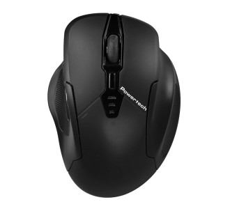 POWERTECH ασύρματο ποντίκι PT-1288, USB δέκτης, έως 1600DPI, 400mAh, μαύρο