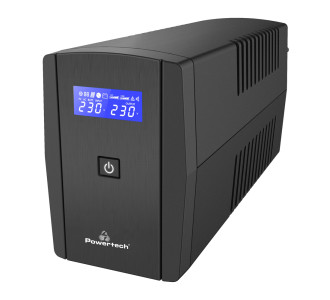 POWERTECH UPS Line Interactive PT-1295 με οθόνη, 850VA, 510W, 2x Schuko POWERTECH UPS Line Interactive PT-1295 με οθόνη, 850VA, 510W, 2x Schuko