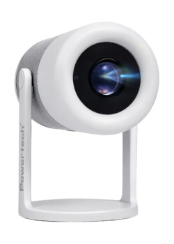 POWERTECH smart βιντεοπροβολέας PT-1305, 1080p, WiFi, Android, 170 ANSI lumens, λευκός
