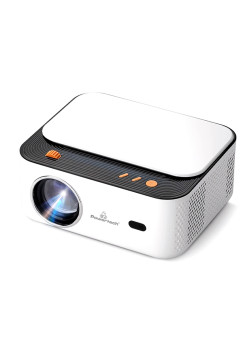 POWERTECH βιντεοπροβολέας PT-1307, 1080p, 300 ANSI lumens, λευκός