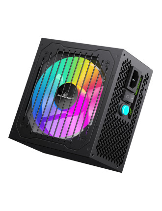 POWERTECH τροφοδοτικό PC PT-1311, 80PLUS Bronze, 700W, ATX, 120mm RGB Fan, Semi Modular