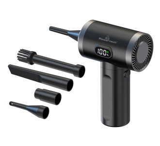 POWERTECH ηλεκτρικό air duster PT-1316 με LED φακό, 50W, 3600mAh, μαύρο POWERTECH ηλεκτρικό air duster PT-1316 με LED φακό, 50W, 3600mAh, μαύρο