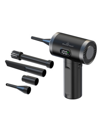 POWERTECH ηλεκτρικό air duster PT-1316 με LED φακό, 50W, 3600mAh, μαύρο POWERTECH ηλεκτρικό air duster PT-1316 με LED φακό, 50W, 3600mAh, μαύρο