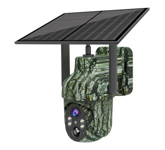 POWERTECH smart ηλιακή κάμερα κυνηγού PT-1318, 3MP, 4G, PTZ, SD, IP65