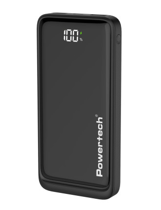 POWERTECH power bank PT-1326 με οθόνη, 10000mAh, 22.5W, μαύρο POWERTECH power bank PT-1326 με οθόνη, 10000mAh, 22.5W, μαύρο