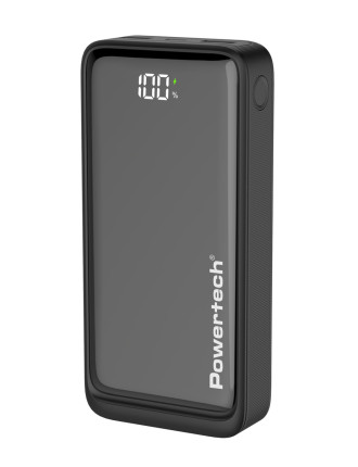 POWERTECH power bank PT-1327 με οθόνη, 20000mAh, 22.5W, μαύρο