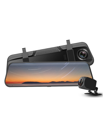 POWERTECH καθρέφτης αυτοκινήτου με κάμερες PT-1330, μπροστινή/οπισθοπορείας, 9.66" οθόνη, 1080p POWERTECH καθρέφτης αυτοκινήτου με κάμερες PT-1330, μπροστινή/οπισθοπορείας, 9.66" οθόνη, 1080p