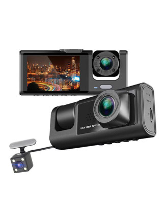 POWERTECH κάμερες αυτοκινήτου PT-1331, μπροστινή/καμπίνας/οπισθοπορείας, 2" οθόνη, 1080p/480p POWERTECH κάμερες αυτοκινήτου PT-1331, μπροστινή/καμπίνας/οπισθοπορείας, 2" οθόνη, 1080p/480p