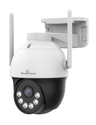 POWERTECH smart κάμερα PT-1339, 3MP, WiFi, PTZ, SD, IP66