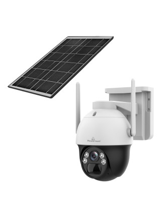 POWERTECH smart ηλιακή κάμερα PT-1341, 4MP, WiFi, PTZ, SD, IP66