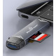 POWERTECH card reader PT-1343 για SD & micro SD, USB 3.2, 5Gbps, γκρι POWERTECH card reader PT-1343 για SD & micro SD, USB 3.2, 5Gbps, γκρι