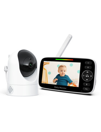 POWERTECH ενδοεπικοινωνία μωρού PT-1344 με κάμερα & οθόνη 4.3", 480p, PTZ